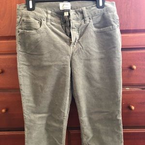 J.Crew toothpick cords.